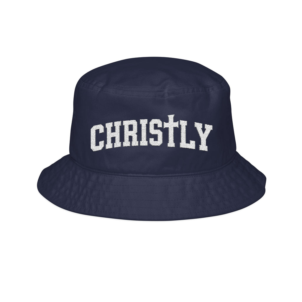 Christly Logo Bucket Hat — Christian Faith Graphic Hat