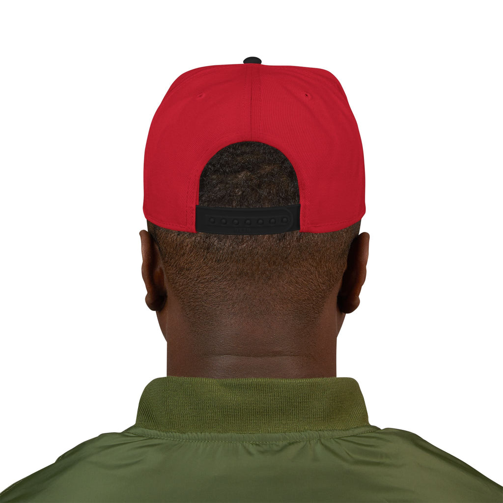 Embroidered 'Christly' Snapback Hat – Gothic Cross Streetwear Cap