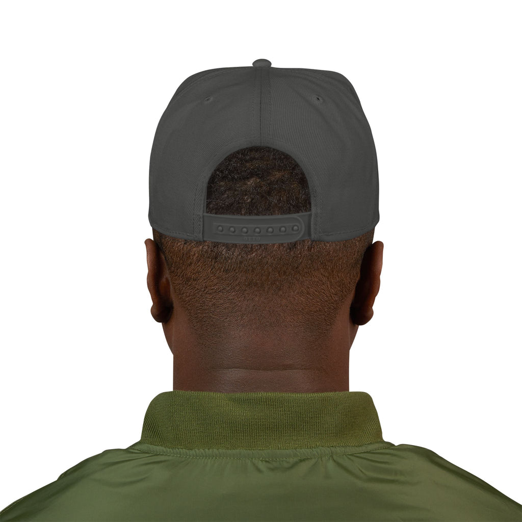 Embroidered 'Christly' Snapback Hat – Gothic Cross Streetwear Cap