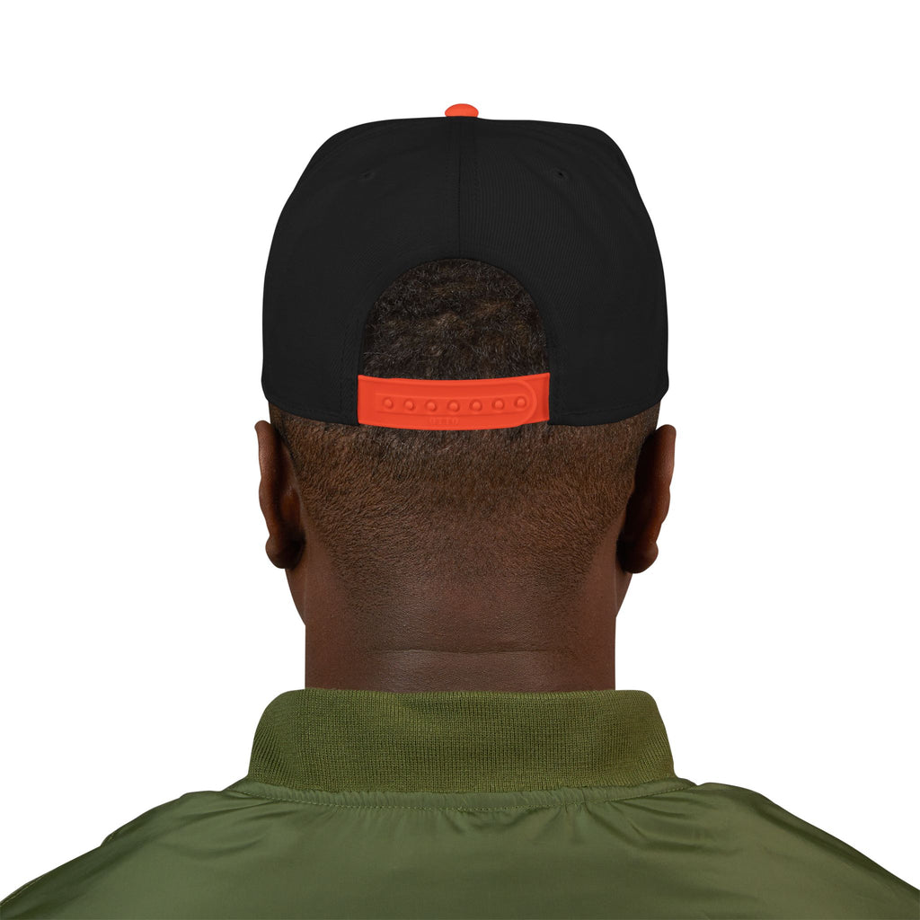 Embroidered 'Christly' Snapback Hat – Gothic Cross Streetwear Cap