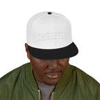 Embroidered 'Christly' Snapback Hat – Gothic Cross Streetwear Cap