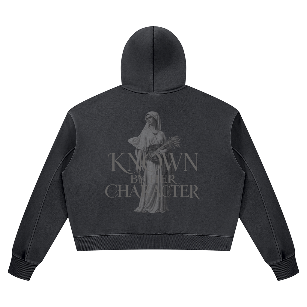 RUTH — Known by Her Character Cropped Hoodie