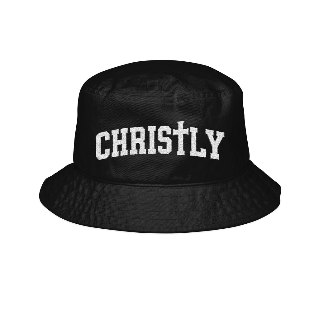 Christly Logo Bucket Hat — Christian Faith Graphic Hat