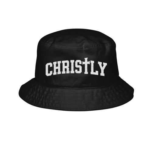 Christly Logo Bucket Hat — Christian Faith Graphic Hat