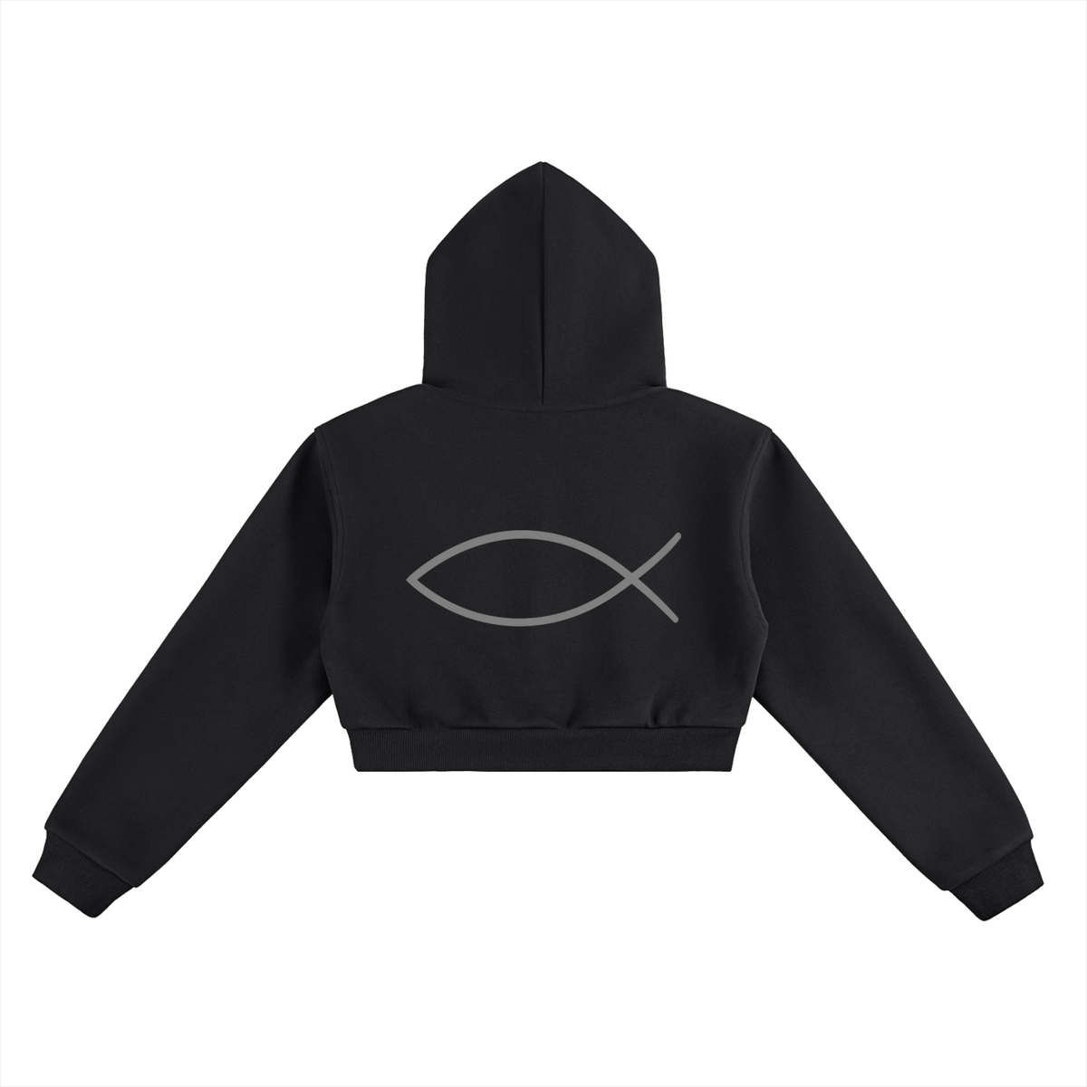Christly Wordmark Cropped Hoodie