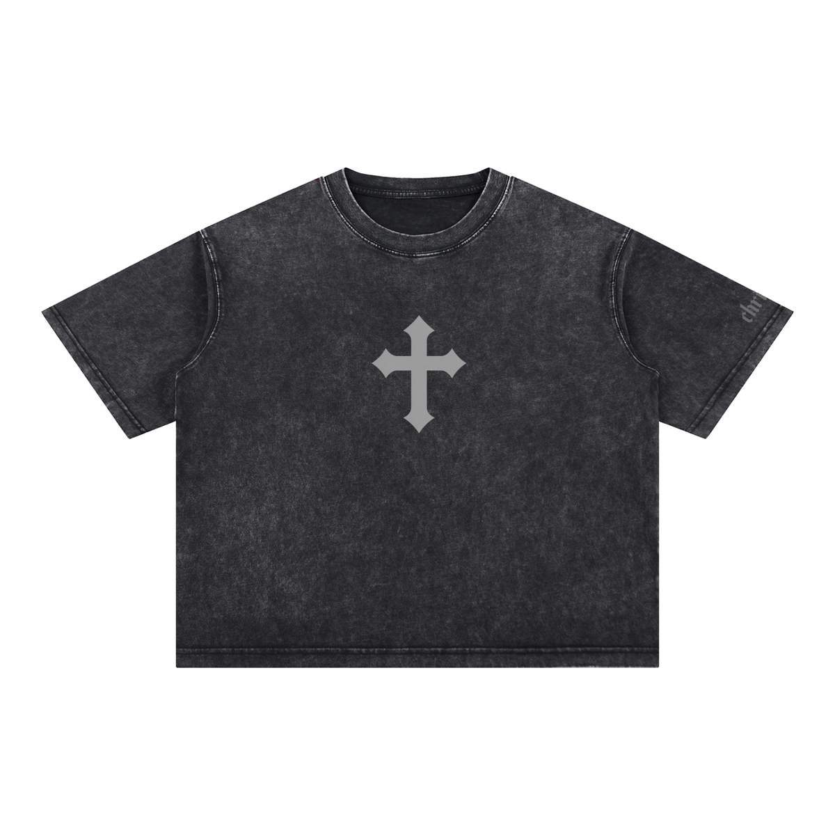 Not Me, But Christ Mineral Wash Tee