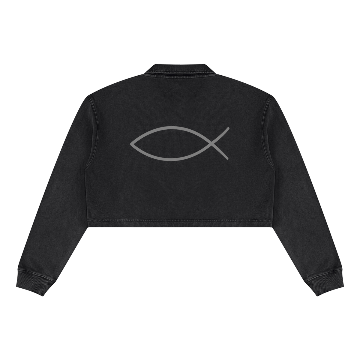 Christly Wordmark Crop Sweatshirt