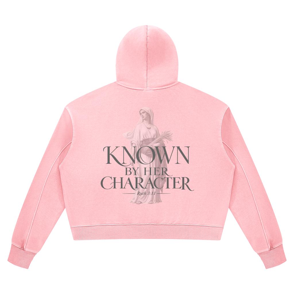 RUTH — Known by Her Character Cropped Hoodie