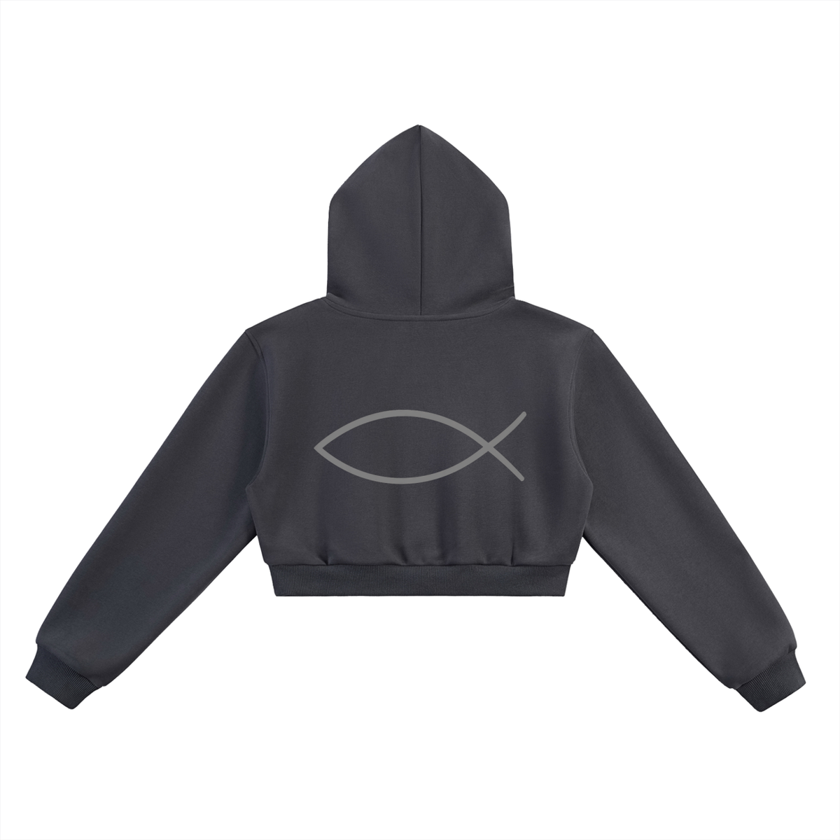 Christly Wordmark Cropped Hoodie