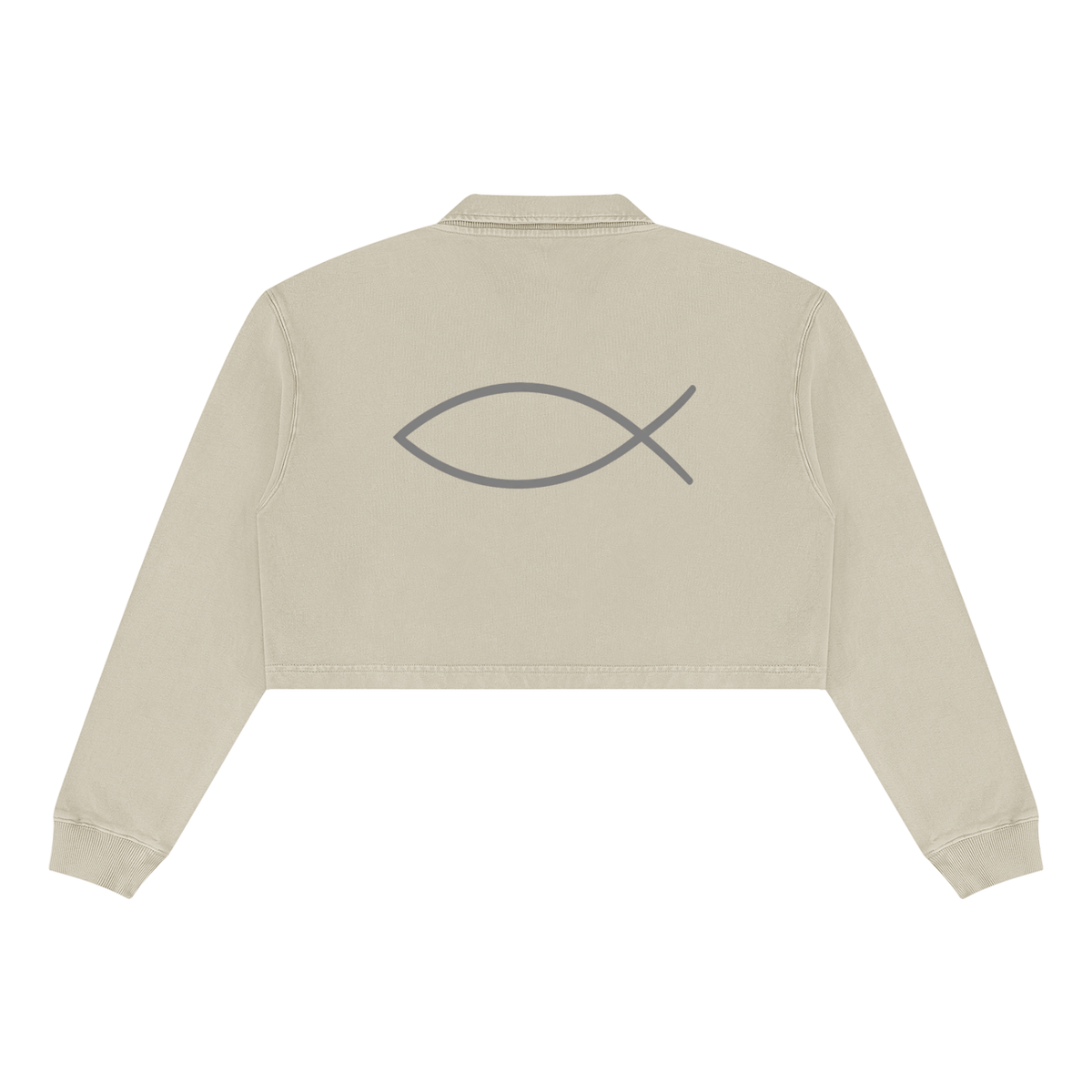 Christly Wordmark Crop Sweatshirt