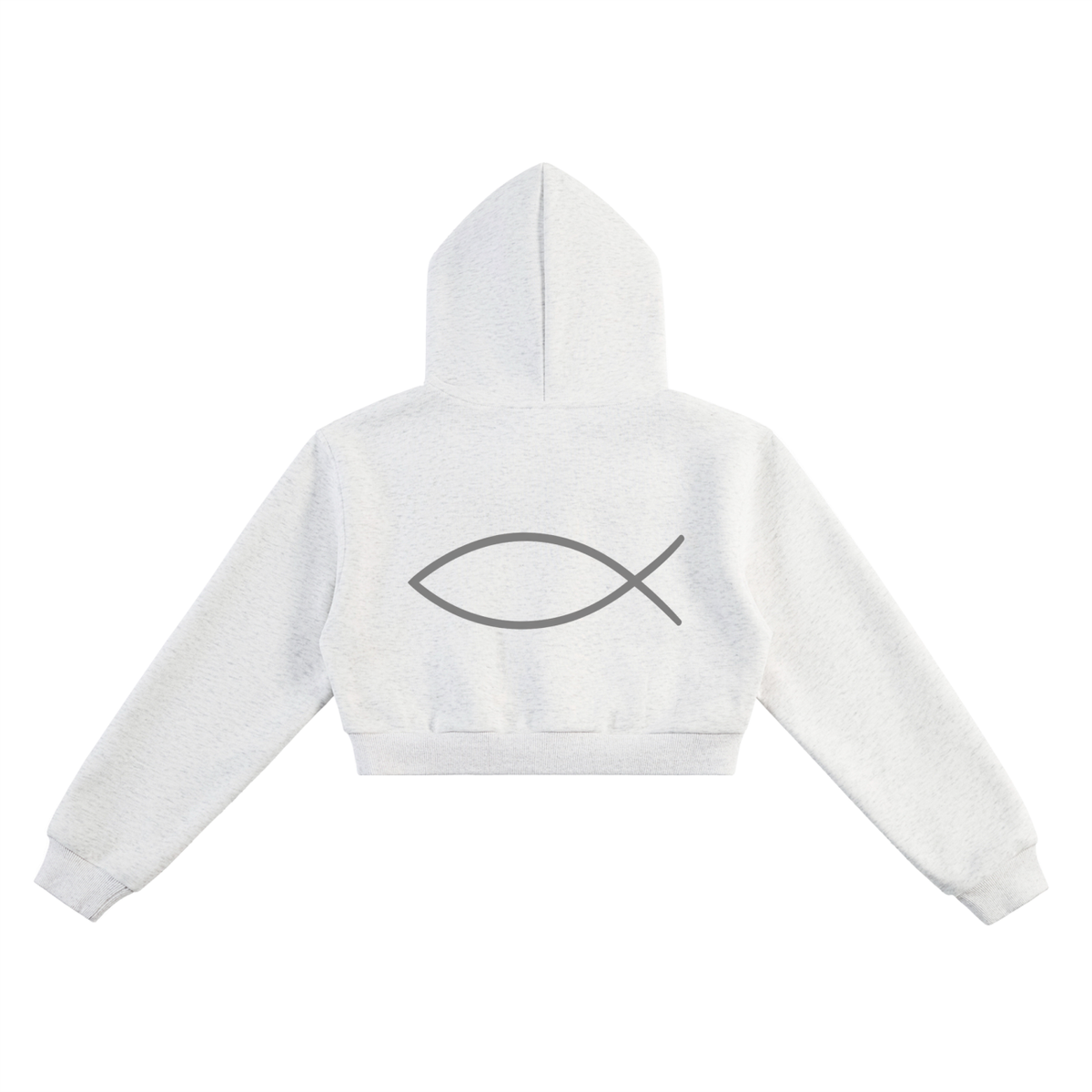 Christly Wordmark Cropped Hoodie