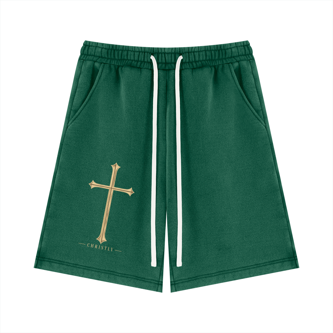 Christly Saints Fleece Shorts