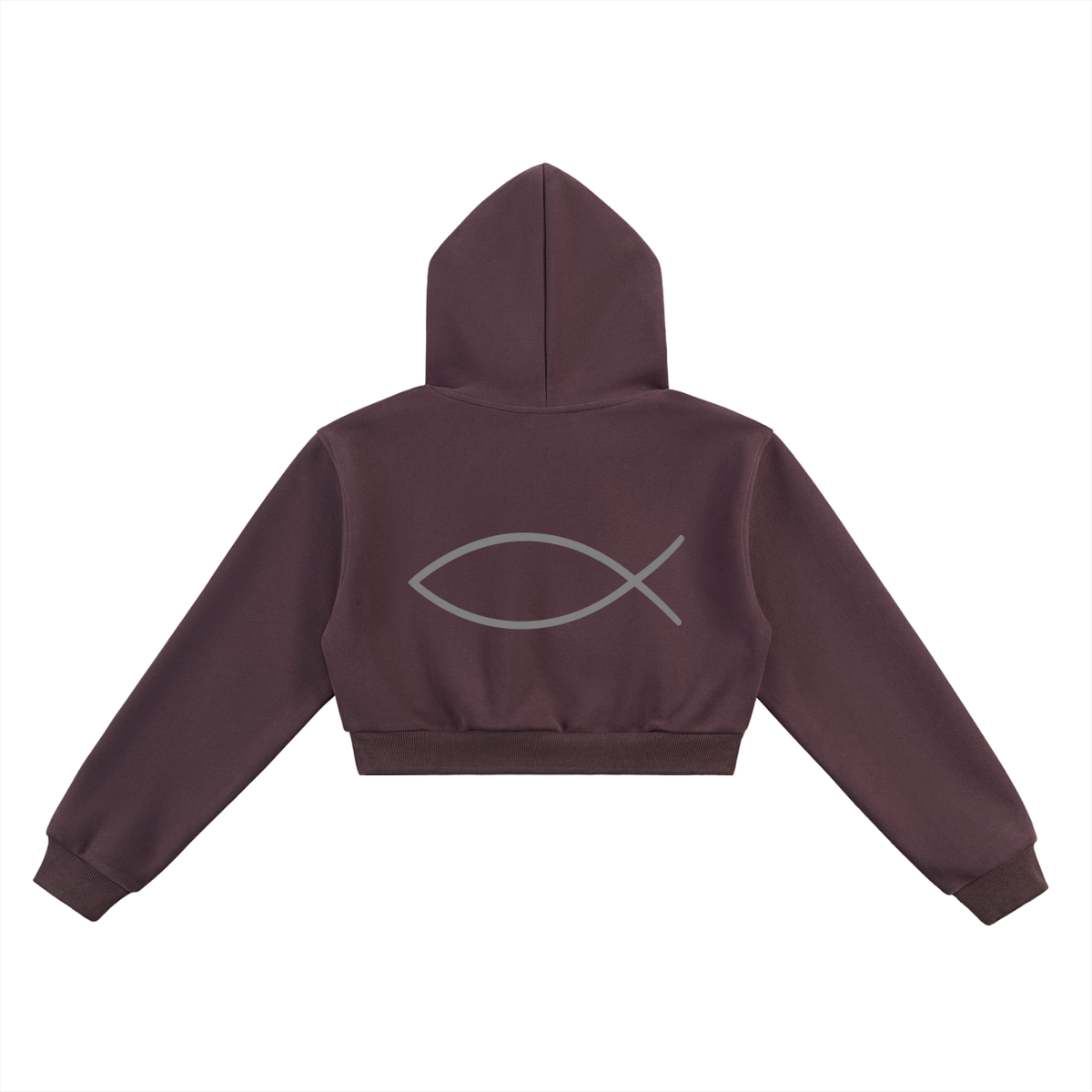 Christly Wordmark Cropped Hoodie