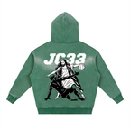Sunfade Two-way Zipper Boxy Fleece Hoodie
