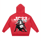 Sunfade Two-way Zipper Boxy Fleece Hoodie