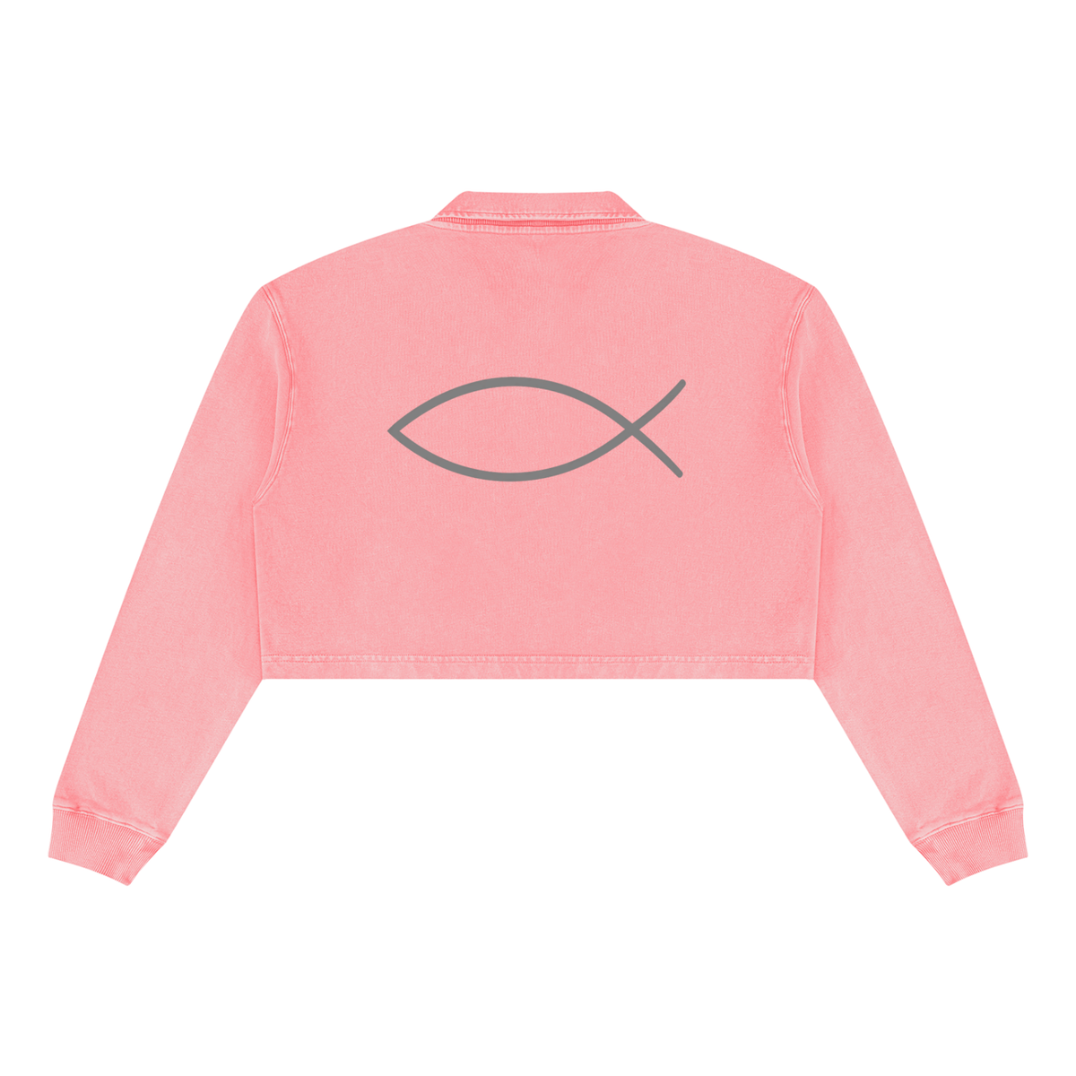 Christly Wordmark Crop Sweatshirt
